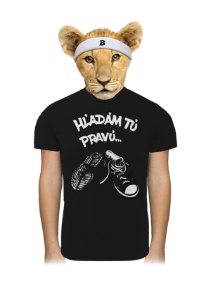 Hľadám tú pravú detské športové tričko Black