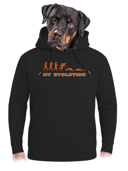 My evolution unisex mikina premium Dark Black