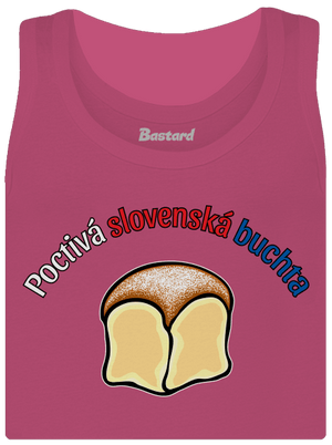 Poctivá buchta a klobása dámske tielko klasické Magenta
