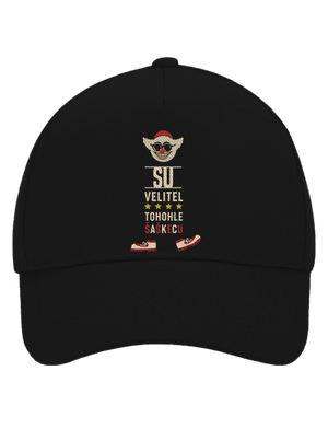 Velitel šaškecu šiltovka baseballka Black