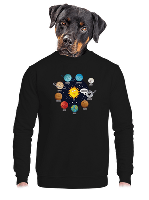 unisex mikina bez kapucne