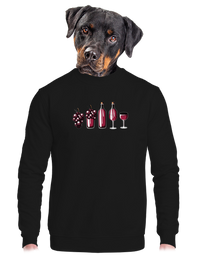 unisex mikina bez kapucne