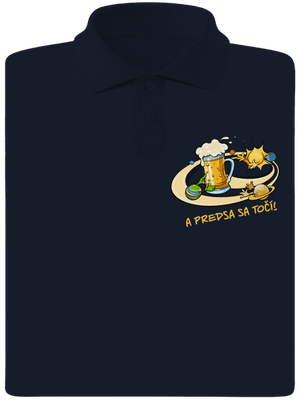 A predsa sa točí! pánska polokošeľa Navy Mal