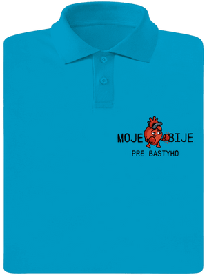 Moje srdce bije pánska polokošeľa Blue Atol