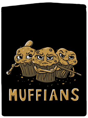 Muffians dámska mikina na zips Black