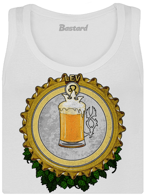 Pivný horoskop: Lev dámske tielko klasické White