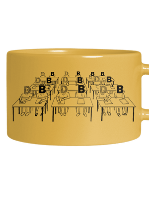 Cimrman: Debil, blbeček hrnček makronka Yellow Macaron