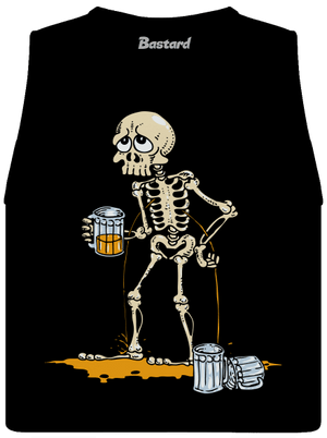 Kosťa dámske tielko voľné Black