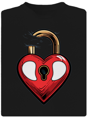 Zámok lásky pánske športové tričko Black