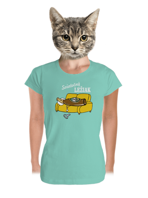 Sviatočný ležiak dámske tričko prémium Mint Mal