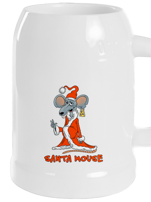 Santa mouse polliter White