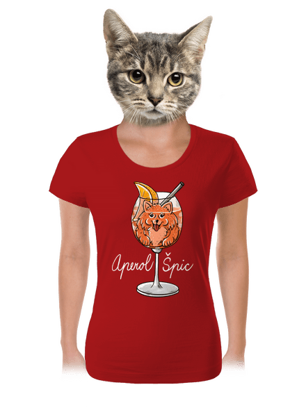 Aperol Špic dámske tričko Red Mal