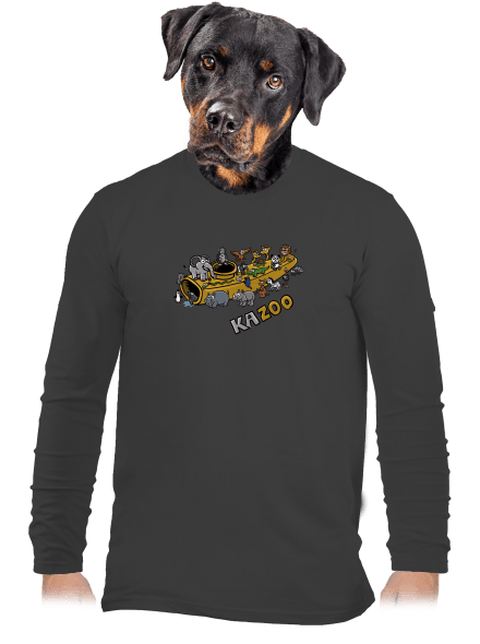 KaZoo pánske dlhý rukáv Dark Grey