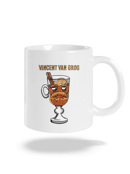 Vincent van Grog klasický hrnček White