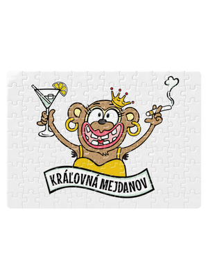 Kráľovná mejdanov puzzle White