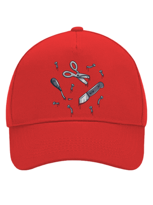 Halloween náradie šiltovka baseballka Classic Red