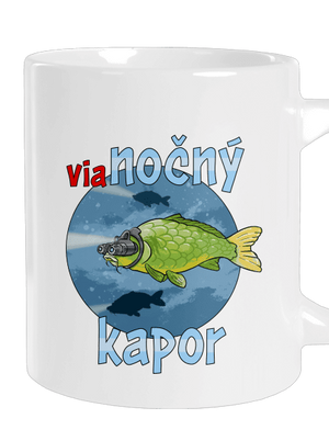 Vianočný kapor veľký hrnček White