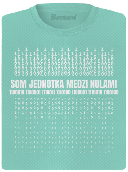 Jednotka medzi nulami dámske športové tričko Mint Mal