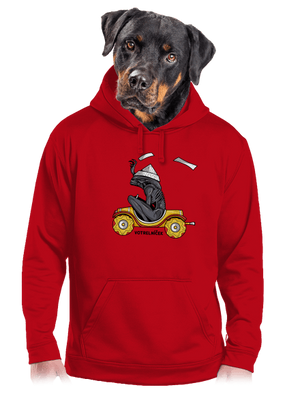 Votrelníček pánska mikina klokanka Red