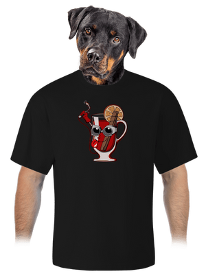 Zvarák unisex tričko oversized Black