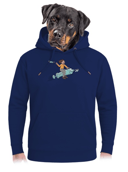 Oslobodenie unisex mikina premium Navy