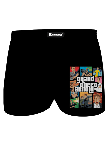 Grand Theft Arnold pánske trenky Black