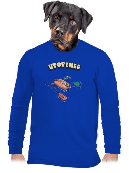 Utopenec pánske dlhý rukáv Royal Blue