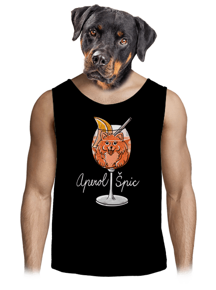 Aperol Špic pánske tielko Black
