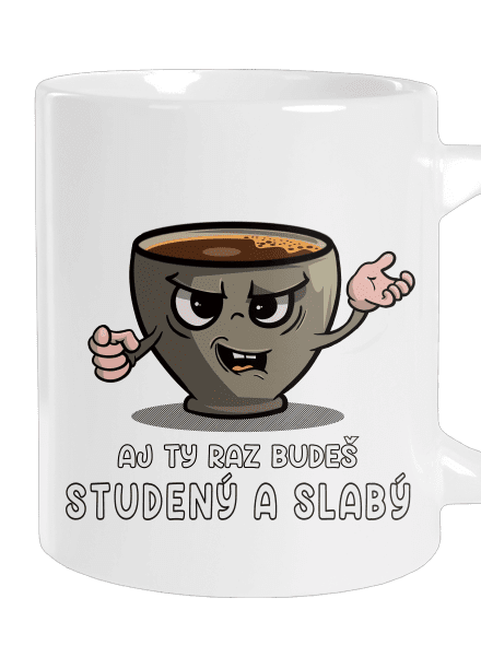 Studená káva veľký hrnček White