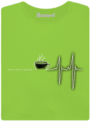 Coffee help dámske tričko Apple Green