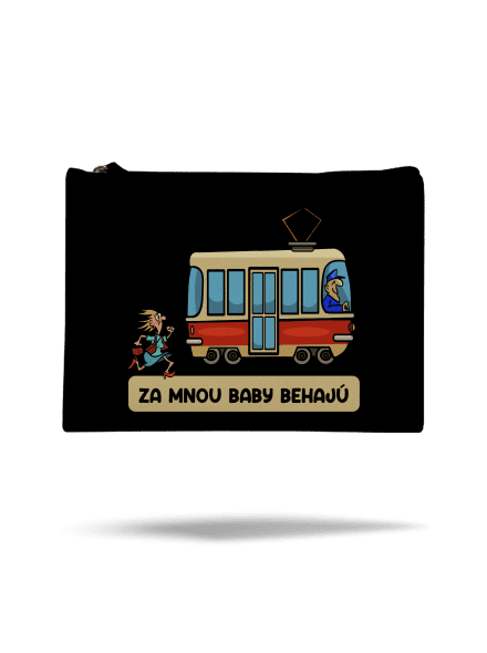 Za mnou baby behajú taštička Black