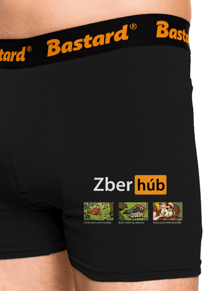 Zber húb boxerky Black