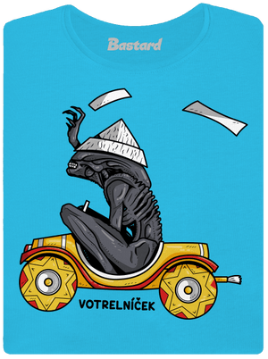 Votrelníček dámske tričko s lemom Blue Atol