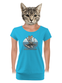 dámske tričko s lemom