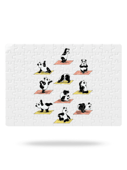 Pandia jóga puzzle White