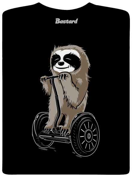 Leňoch detské tričko Black
