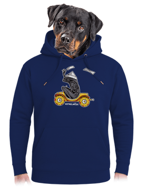 Votrelníček unisex mikina premium Navy