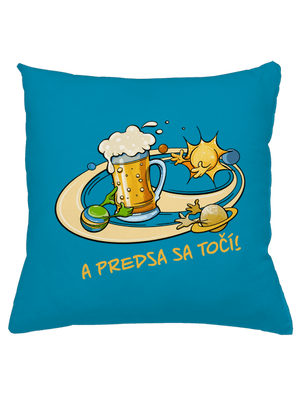 A predsa sa točí! vankúš Blue Turquoise