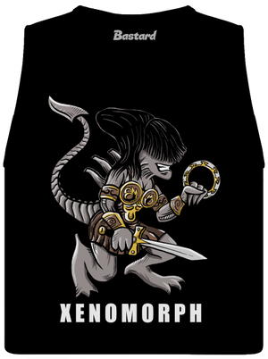 Xenomorph dámske tielko voľné Black