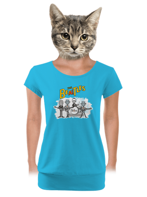 dámske tričko s lemom