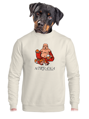 unisex mikina bez kapucne