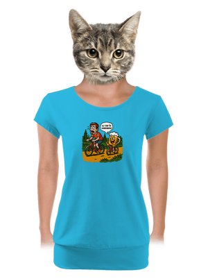 dámske tričko s lemom