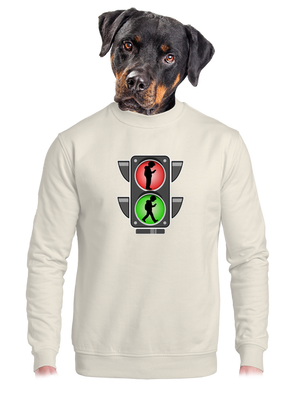 unisex mikina bez kapucne