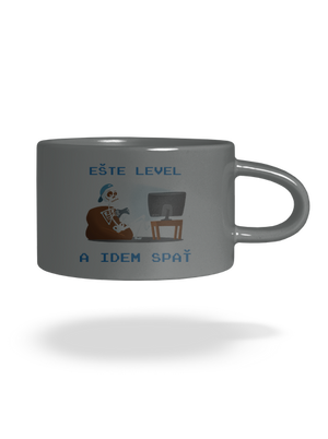 Ešte level hrnček makronka Grey Macaron