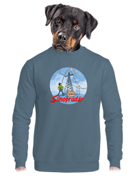 unisex mikina bez kapucne