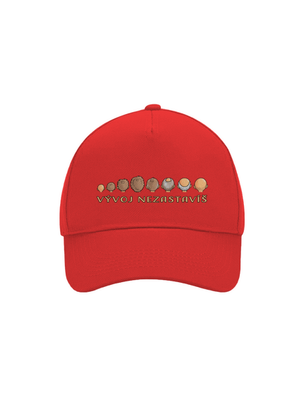 Vývoj nezastavíš šiltovka baseballka Classic Red