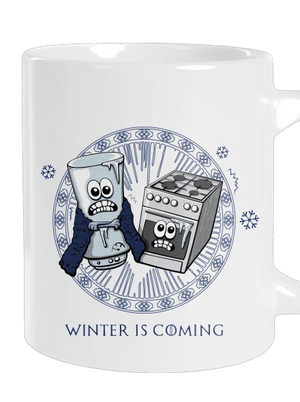 Winter is coming veľký hrnček White