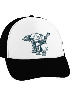 AT-AT šiltovka truckerka Black cap