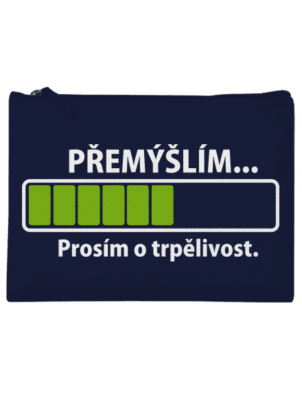 Premýšľam taštička French Navy