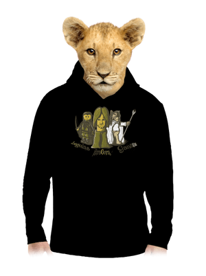 Spoločenstvo detská mikina klokanka Black